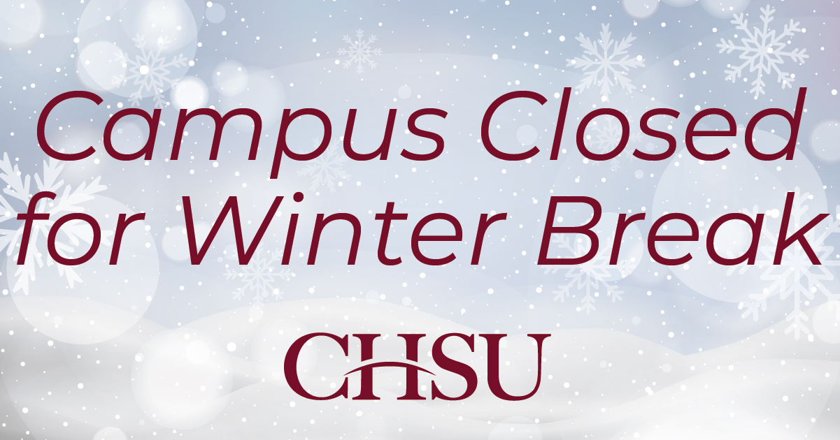 Campus Closes for Winter Break on Friday