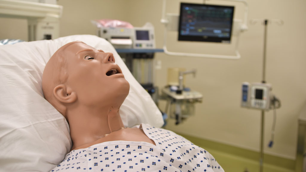 manikin in operating room