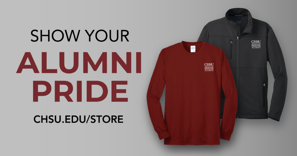 alumni pride apparel with logo