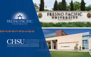 FPU and CHSU buildings and logos