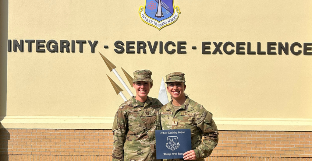 CHSU medical student, Chelsey Preciado, promoted to Second Lieutenant in U.S. Air Force