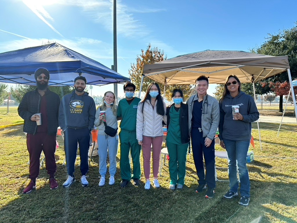 Medical students in the Valley Reach Club at California Health Sciences University College of Osteopathic Medicine volunteered at the Jaswant Singh Khalra Park - Health Walk, Fair, and Fun